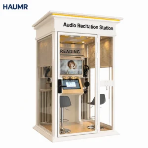 Acoustic Recording Booth Self Service Recitation Recording with Immersive Experience Library Pod for Cultural Centers