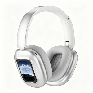 Active Noise Cancelling Headphones with ENC 60 Hours Playing Time Wireless BT Headphones Over Ear Headphone for Travel