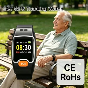 Activity Health Tracking Smart Health 4G Senior Care Watch SOS Safety Location Tracker with App Control the SOS Bracelets