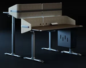 Adjustable Height Smart Desk Convertible and Extendable Metal