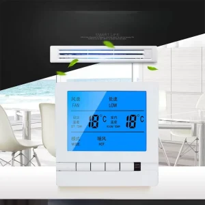 Adjustable Programmable Infrared HVAC Air Duct Panel FCU Controller Thermostat for HVAC Systems Parts LED Digital Thermostat