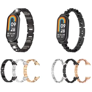 Adjustable Stainless Steel Metal Watchband for Women Smart Watch Bracelet
