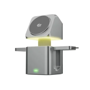 Adjustable Wireless Charging Dock Station Stand for Phone Watch Earphones QI2.2 3 in 1 Wireless Charger