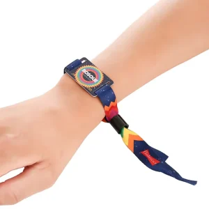 Adjustable Wristband Festival Events Fabric NFC Bracelet Smart RFID Chip Tag Wristband