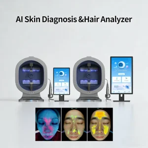 Advanced Facial Skin Analyzer Machine 36MP AI Skin Scanner With Scalp Examination and Aging Prediction System
