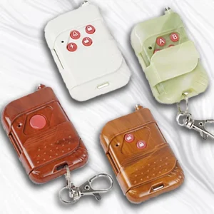 Affordable 433MHz Wireless Remote Control with Learn Code EV1527 Plastic Shell Customized for Automatic Gate and Garage Door