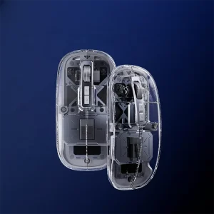 Ai Mouse with Voice Typing Magnetic Mouse Ai Wireless 2.4G Receiver and Link for Computer Transparent Mouse