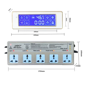 Ai8 Socket Sample WiFiSmart External Fish Tank Control System WiFi Aquatic System Control System Mobile App for Remote Operation