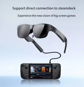 Air Plus AR Smart Glasses 215” OLED Micro OLED 1080P Video Display Screen 120Hz AR Glasses for PC Playstation Video 3D Movie