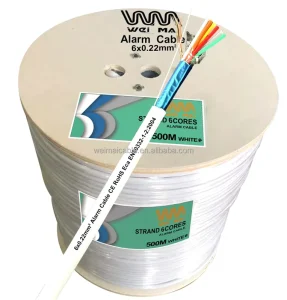 Alarm Cable 6Core 0.22mm2 Strobe Motion Sensor with TCP/IP Tuya App Support