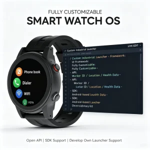 Alarm GPS LBS WiFi Location Watch for Elderly People Telecare Watch With Fall Alert Used in Healthcare Centers