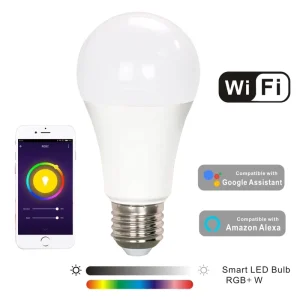 Wholesale Alexa TuYa WiFi RGB Smart LED Light Bulbs 7W 9W 12W 15W E27 Remote-Controlled LED Bulbs