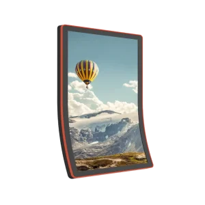 All-In-One 4K Curved Touch Screen LCD Display for Rental Self-Service Business Shopping Mall Digital Billboard Smart Cinema