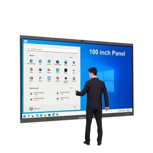All In One 65 100 Inch Interactive Board Smart Flat Panel Display for Conference Classroom Touch Screen Smart TV Digital LCD