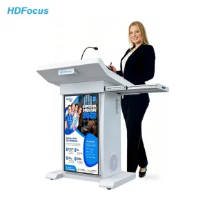 All-In-One Touch Screen Digital Smart Podium for Classroom Teaching for Lecture and Multimedia Conference