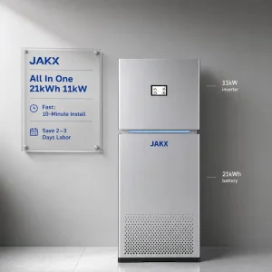 All in One BESS 21kWh 11kW LiFePO4 Off Grid Solar System With Battery Scalable Low Voltage ESS CE IEC 62619 Safe
