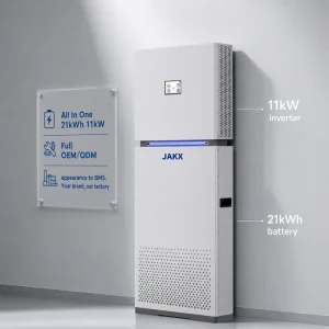 All in One BESS 21kWh Residential Energy Storage System 11kW LiFePO4 Inverter Battery Backup Off Grid Solar Power System CE