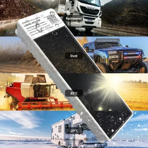 All-in-One Industrial Solar GLONASS GPS Tracker LW4G-SOLAR Waterproof Android App Multi-Protocol FOTA Bluetooth External PC