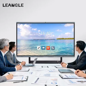 All in One Interactive Conference Panel Android System Supports Windows OPS Expansion Video Conference + Smart Whiteboard