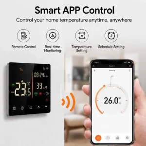 All in One Multi Scene Smart Home Thermostat Dual Compatible Water & Electric Heating Wide Voltage Global Residential Use