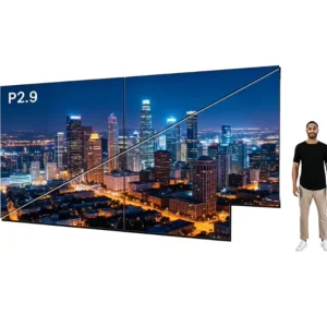 All-in-One P2.97 Indoor LED Display 600CD Brightness Smart WiFi App Control Slim Cabinet Advertising Screen for Mall Lobby