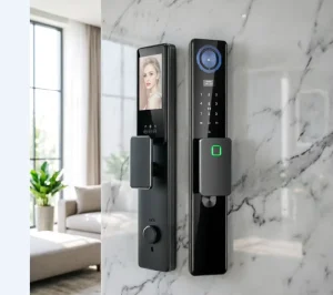 AllFull Smart Door Lock 3D Facial Recognition Fingerprint Password IC Card Key Access WiFi Remote Control HD Camera Xiaofeng