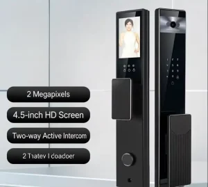 AllFull Zinc Alloy Supports 3D Face Palm Vein Ding Ding Smart App Remote 8 Unlocking Methods HD 500 Big Fisheye Wide Angle