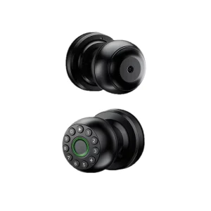 Aluminum Alloy Smart Fingerprint Lock Cross-Border Door Lock App for Bedroom Apartment Wooden Door Ball Smart Lock