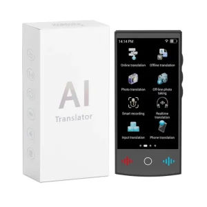 Amazo HOT Smart AI Translator Built in Chatgpt 160 Language Online Translate Instant Custom Translation Device for Business