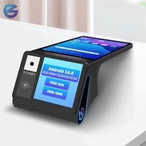 Android 14.0 Dual Screen 8 Inch 3/4GB+16/32gb Handheld Pos Systems 58/80mm Printer Z108 Nfc Cash Register Epos Machine Terminal