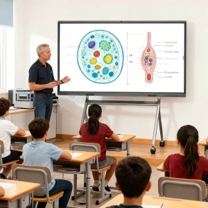 Android 14.0 Smart AI Interactive Digital Panel Classroom Digital Teaching Board Multi Device Support Multiple Sizes
