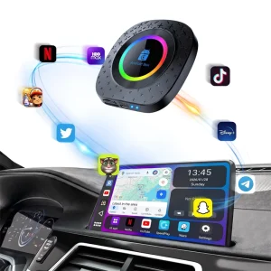 Android 15 Carplay Android Auto Adapter 4G+32GB Magic Video Box for Netflix/YouTube Universal Module Plug & Play