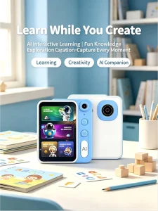 Android AI Kids Camera Toy AI Recognition & Image Generation Educational STEM Smart Digital Camera for Boys Girls