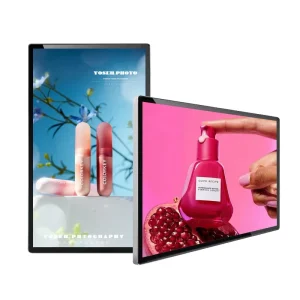 Android Advertising Digital Signage Display Wall Mounted LCD Screen With Animation Elevator Use Cloud-Based CMS & WiFi Hotspot