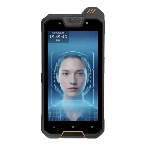 Android Handheld 4G Waterproof Touchscreen Battery Powered Night Vision Portable Face Recognition Password Time Attendance