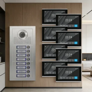 Android OS Smart WIFI Video Intercom Door Phone System for Residential Complex Multi Unit Apartment Projects