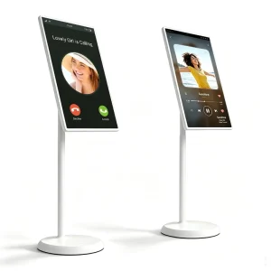 Android Smart Display Monitor Full HD LCD Touch Screen Portable TV with Built in Battery and Mobile Stand for Business Education