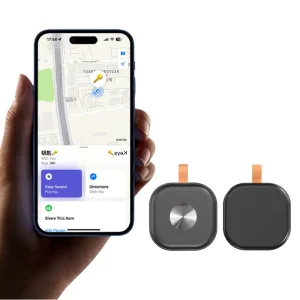Android Smart Tag GPS tracker Ios Tracking Device for Elderly Pets Black Plastic Smart Locator Function