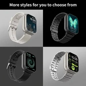Android Smartwatch TWS 2-in-1 Dual Earbuds Silicone Band Life Waterproof TFT Display 5-10 Days Battery Life Offline Payment
