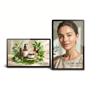 Android Wifi Wall Mount Digital Signage LCD Advertising Screen Smart Media Player with Remote CMS
