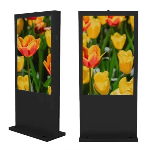 Android-based Outdoor LCD Digital Signage Display: Outdoor Smart Split-Screen Advertising Kiosk with Subtitle Functionality