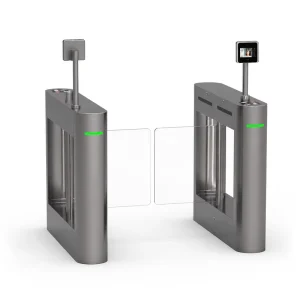 Anti-Tailgating Automatic Access Control Swing Turnstile Gate High Security Face Recognition System for Gym Office Supermarket