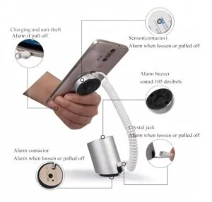 Anti Theft Stand for Phone Tablet Alarm System Digital Shoplift System