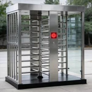 Anti-collision Support Multiple Identification Methods Face Recognition / RFID Card / QR Code Full Height Turnstile Gate