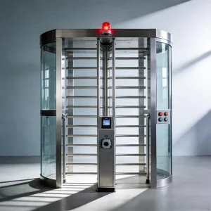 Anti tailgating Biometric High Security Full Height Turnstile Price Facial Recognition Access Control Turnstile Swing Gate