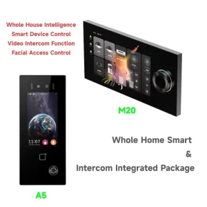 Apartment Building Video Intercom Solution Access Home Automation Integration 8 inch Smart Switch Module Two way Intercom App