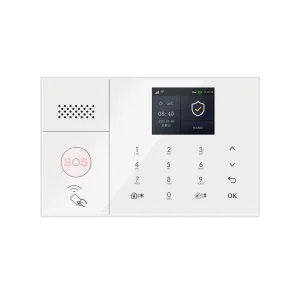 App Compatible Certified 4G Wireless Home Security System ABS Battery Compatible WiFi Door Fire Smoke Personal Alarm Kit