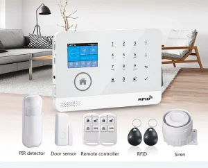 App Control Gsm Wireless Connection Alarm Kit Wifi Alarm System Alarm Systems Security Home