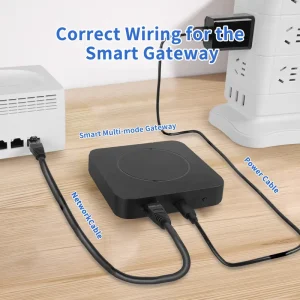 App Control Smart Home System Golden Security Matter Wired Wi-Fi Gateway Hub Smart Home Products Devices POE Matter Gateway