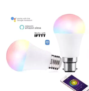 Smart Home Lighting App RGBCW Multicolor Bluetooth E27/B22 LED Smart Bulb
